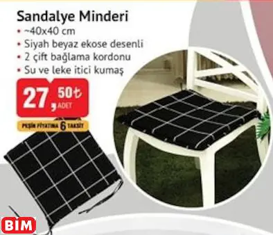 SANDALYE MİNDERİ SANDALYE MİNDERİ